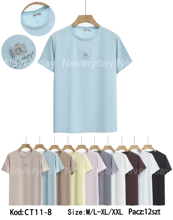 Bluzki damskie Roz M/L-XL-2XL, Mix Kolor Paczka 12 szt